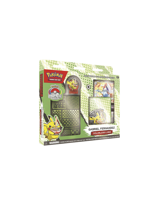 Set Cartas Pokemon Campeonato Mundial 2023 Lugia Edicion Gabruel Fernandez