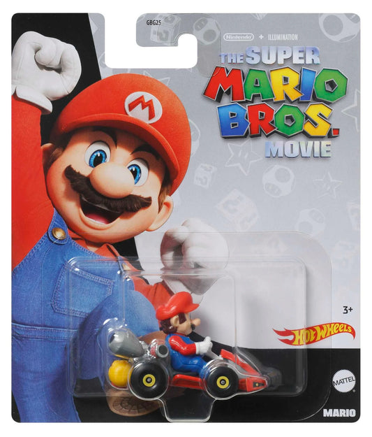 Carro hotwheels Super  Mario movie