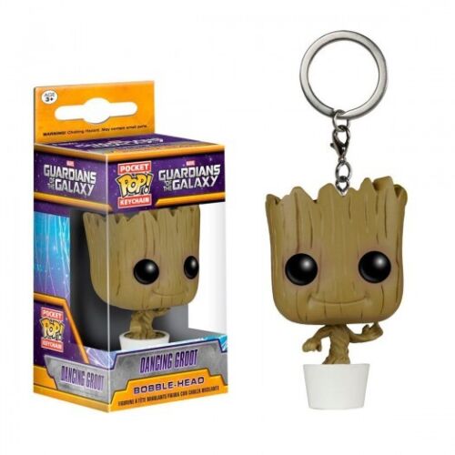 Llavero Pocket Pop Guardianles de la galaxia Dancing Groot