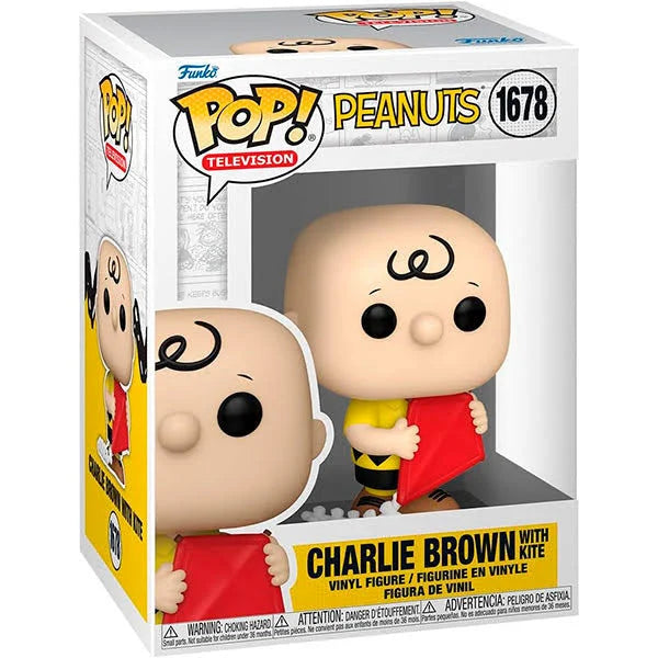 Funko Pop Charlie Brown con Cometa Snoopy 1678