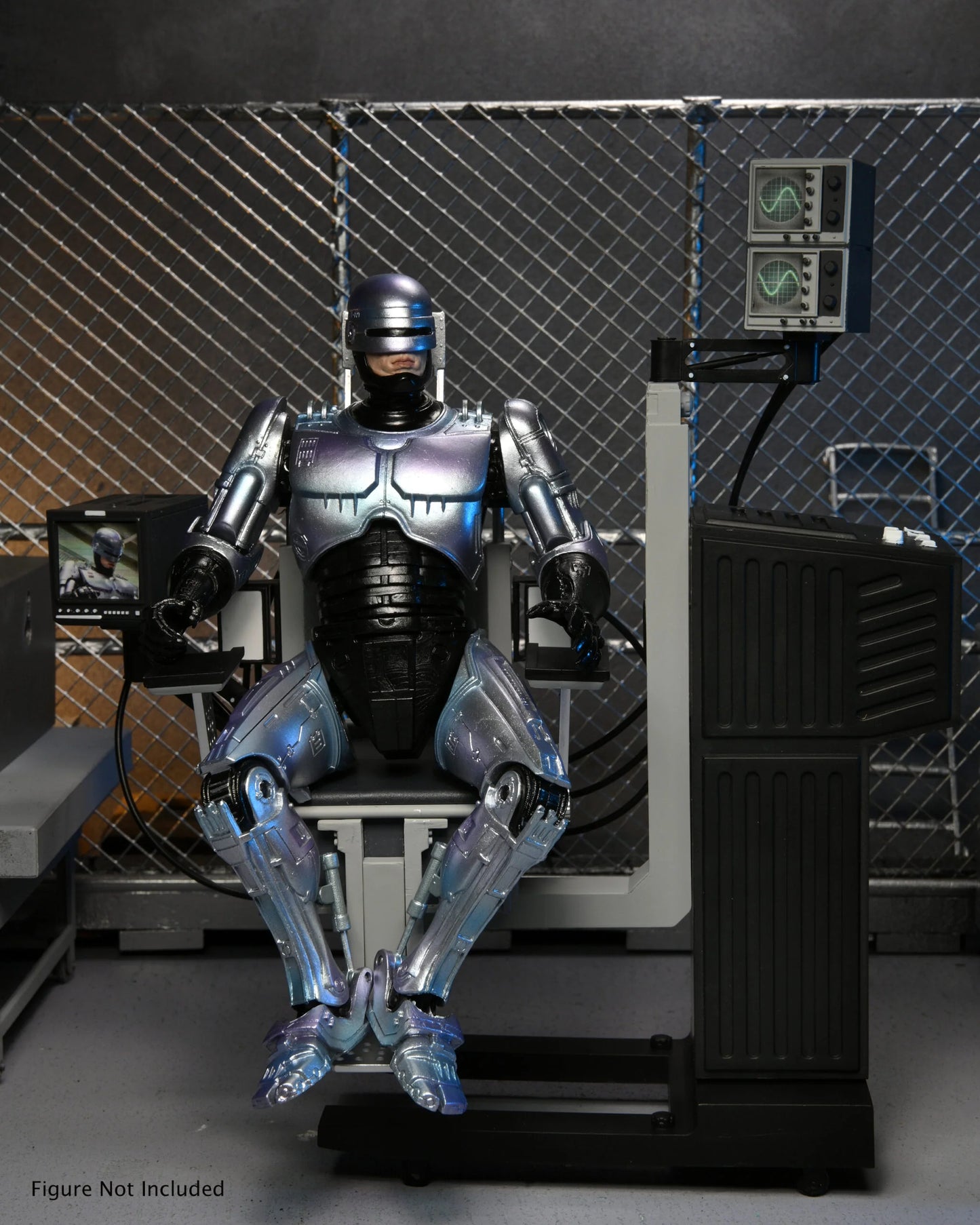Neca Figura Robocop con Silla Mecanica OCP Crime Prevention unit