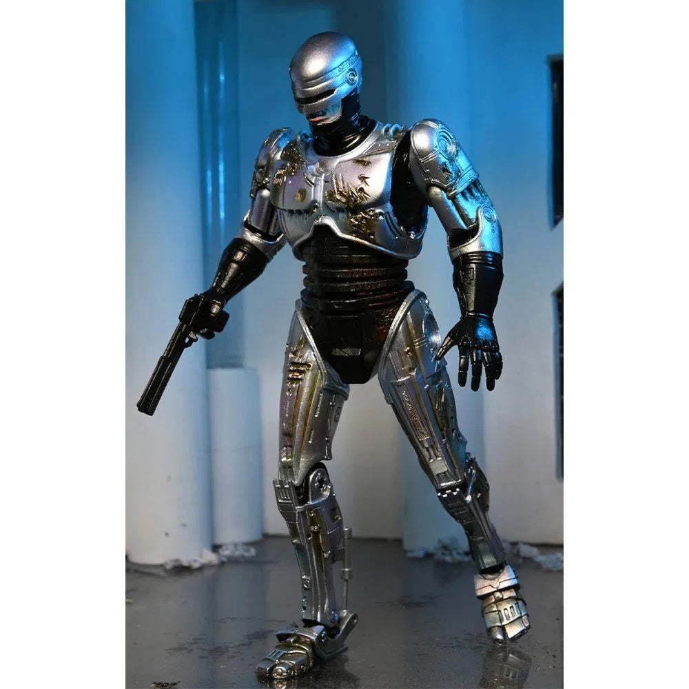 Neca Figura Robocop con Silla Mecanica OCP Crime Prevention unit