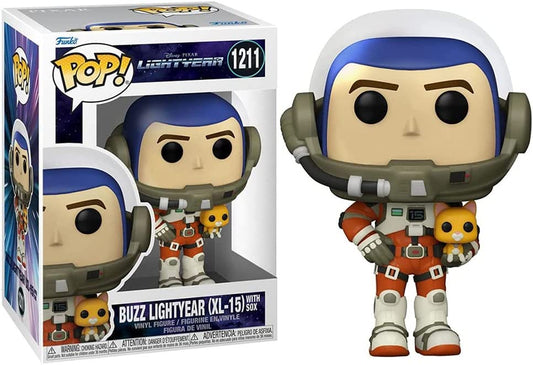 Funko Pop 1211 Buzz LightYear XL-15 With Sox Light Year