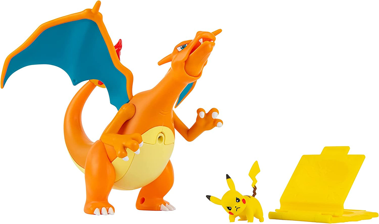 Pokemon de Charizard Deluxe con Pikachu Luz Y sonido Interactiva