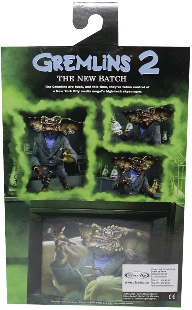 Figura Gremlin Ultimate Brain Pelicula Gremlins 2 Neca
