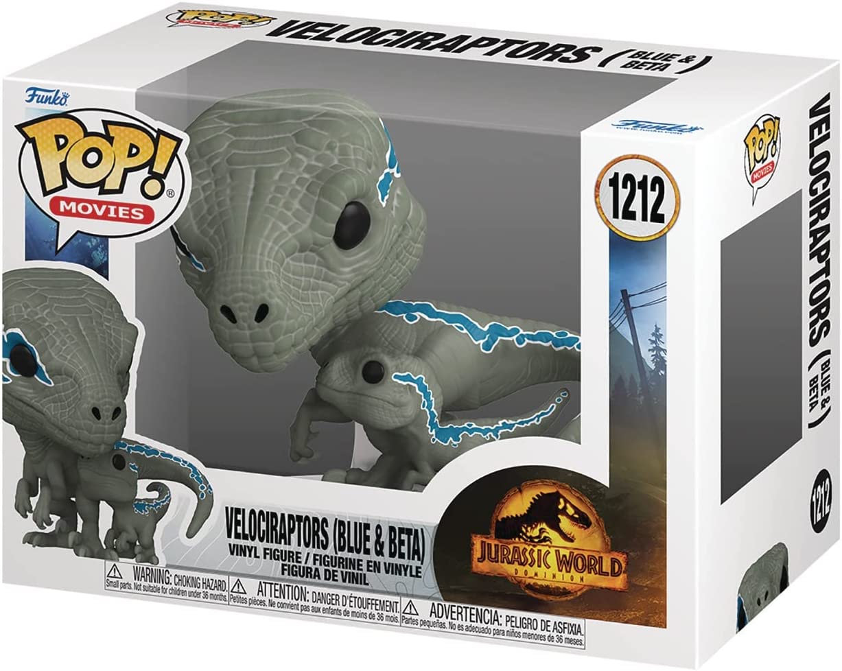 Jurassic World Funko Pop 1212 Blue y Beta