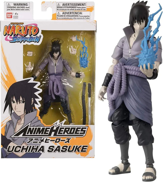 Figura Sasuke Uchija Anime Heroes Bandai Original