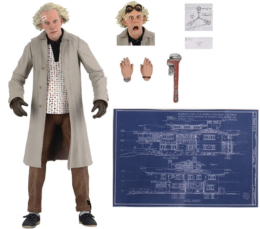 Figura Doc Brown Regreso al Futuro1955 Neca Original