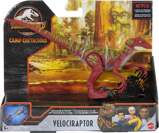 Dinosaurio Velociraptor Ataque Salvaje Jurassic World Camp Cretaceous