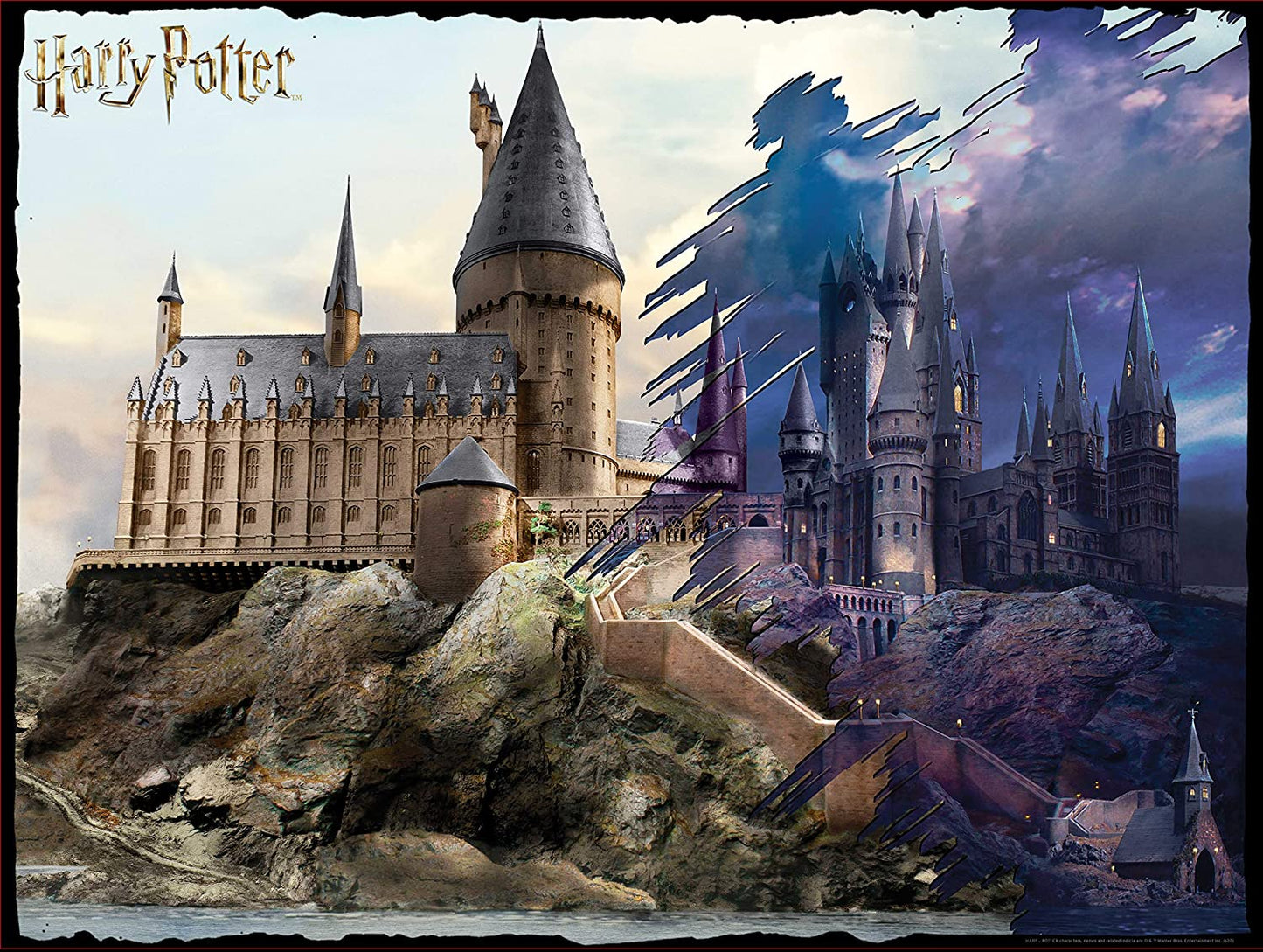 Rompecabezas Harry potter Raspa y descubre Castillo Hogwarts 500 piezas