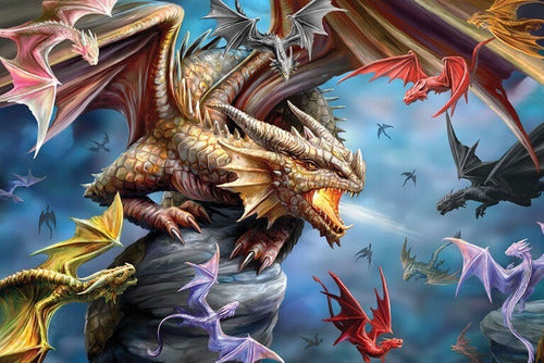 Rompecabezas 3D Dragon Clan Anne Stokers 500 piezas