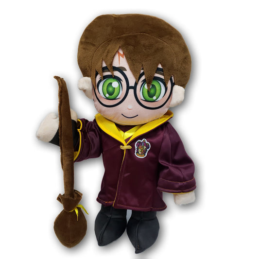 Harry Potter Peluche Quidditch uniforme con Escoba 42 cms