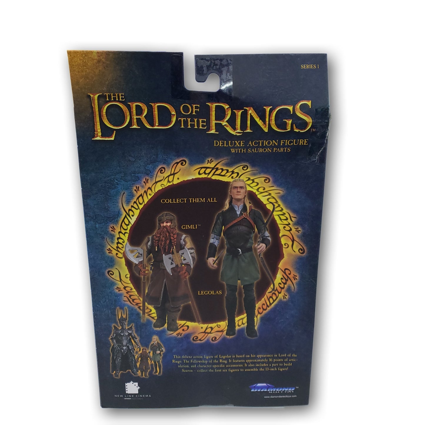Figura Señor de Los Anillos Gimli DST original