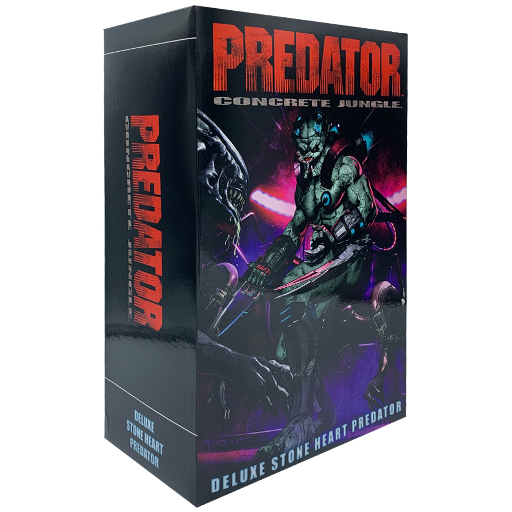 Neca Depredador Concrete Jungle Deluxe Stone Heart Predator
