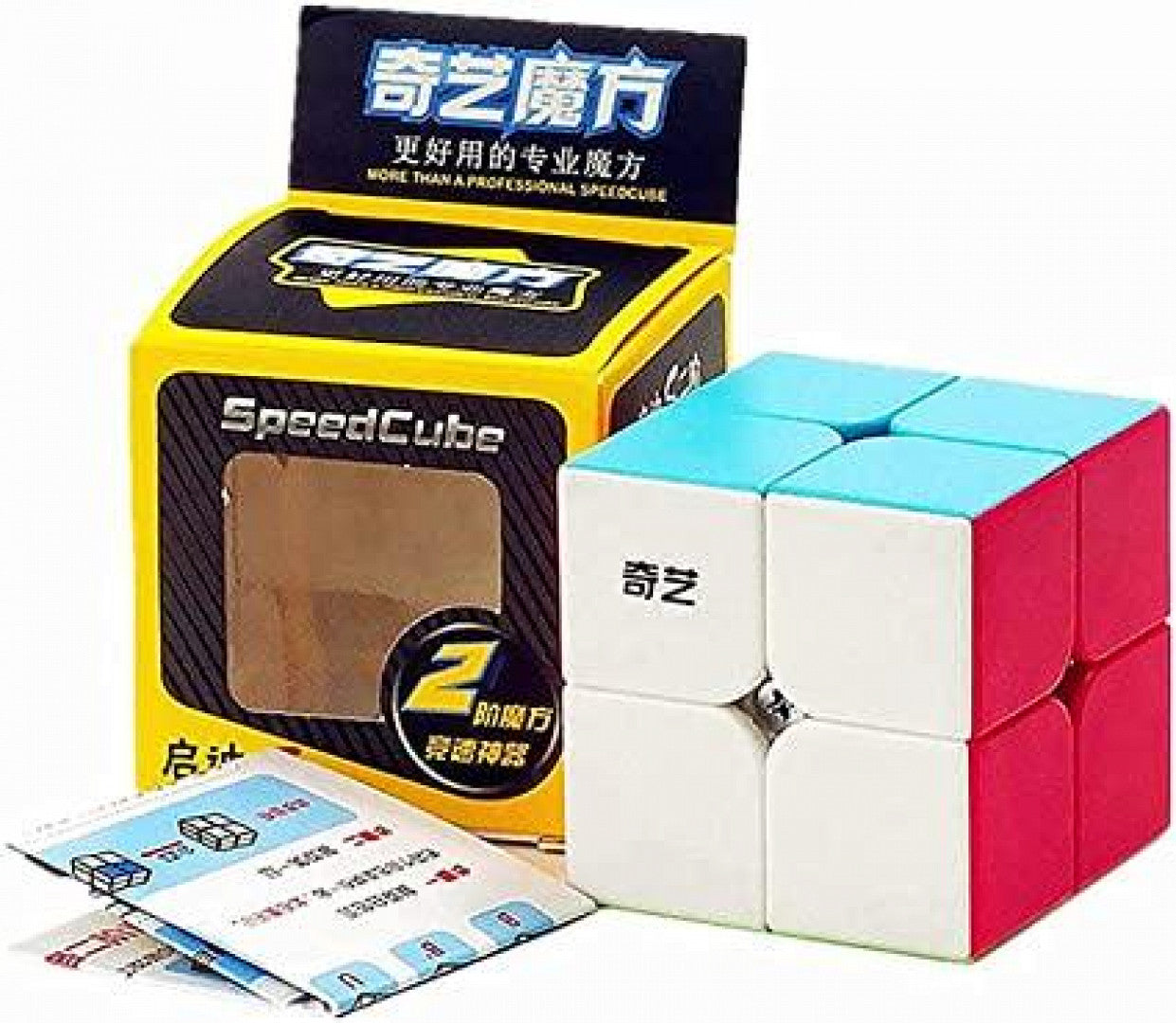 Cubo 2x2 Qiyi de velocidad Stikerless