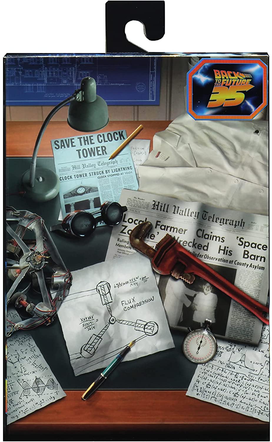 Figura Doc Brown Regreso al Futuro1955 Neca Original