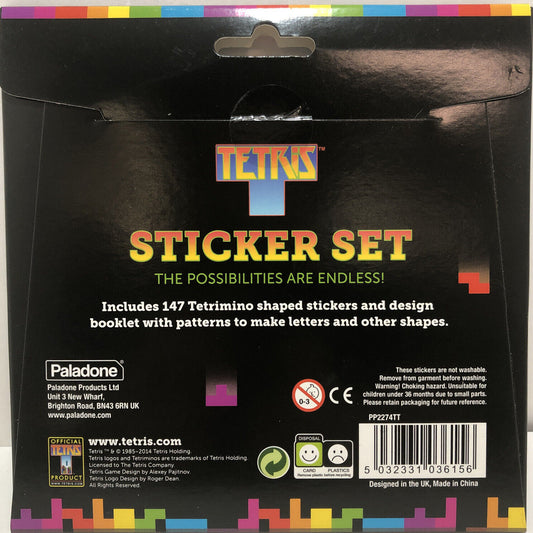 Tetris Set de Stickers Originales