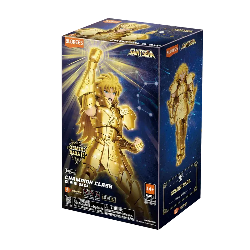 Figura model kit caballero de geminis saga caballeros del zodiaco