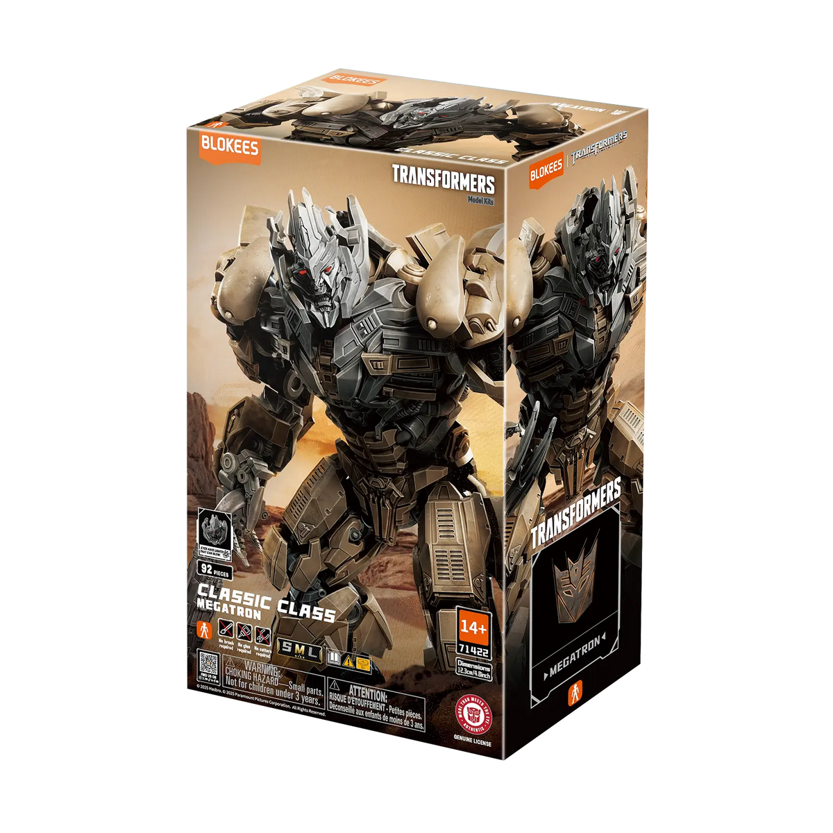 Figura model kit megatron transformers blokees