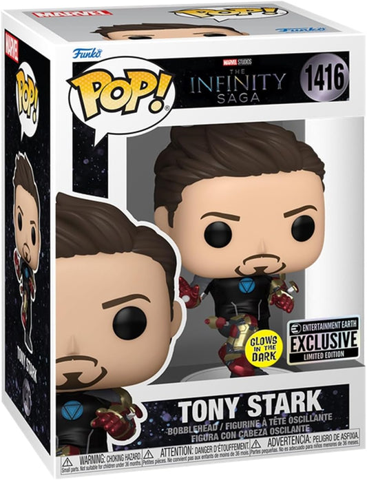 Funko Tony stark 1416 Infinity Saga  Glow in the dark