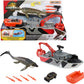 Set Jurassic World Rebirth Mosasaurus Rescue Action boat