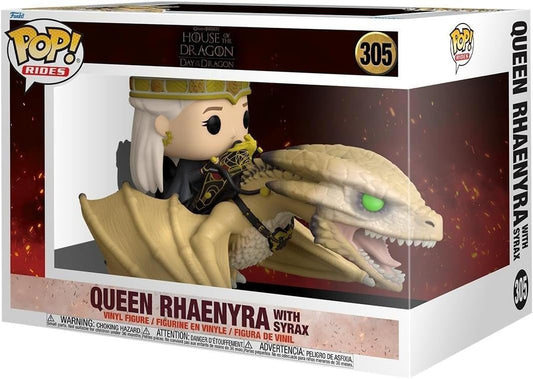 Funko Pop Reina Rhaenyra Con Syrax 305 Casa Del Dragon