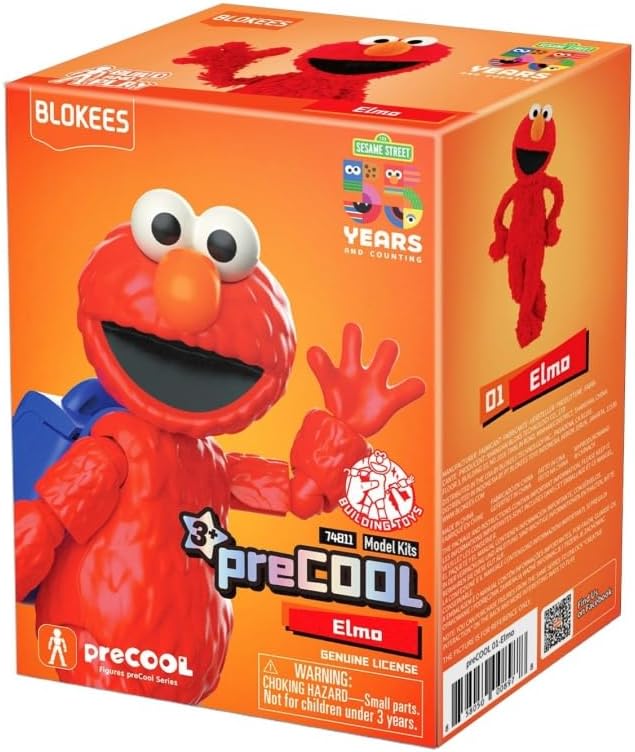 Figura Armable Elmo de Plaza Sesamo
