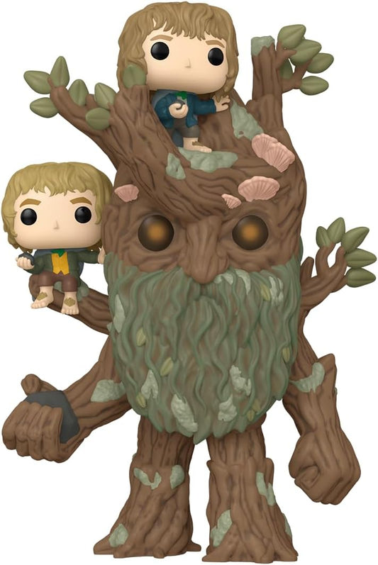 Funko Pop Señor De Los Anillos Bàrbol Treebeard Con Merry y Pippin 1579