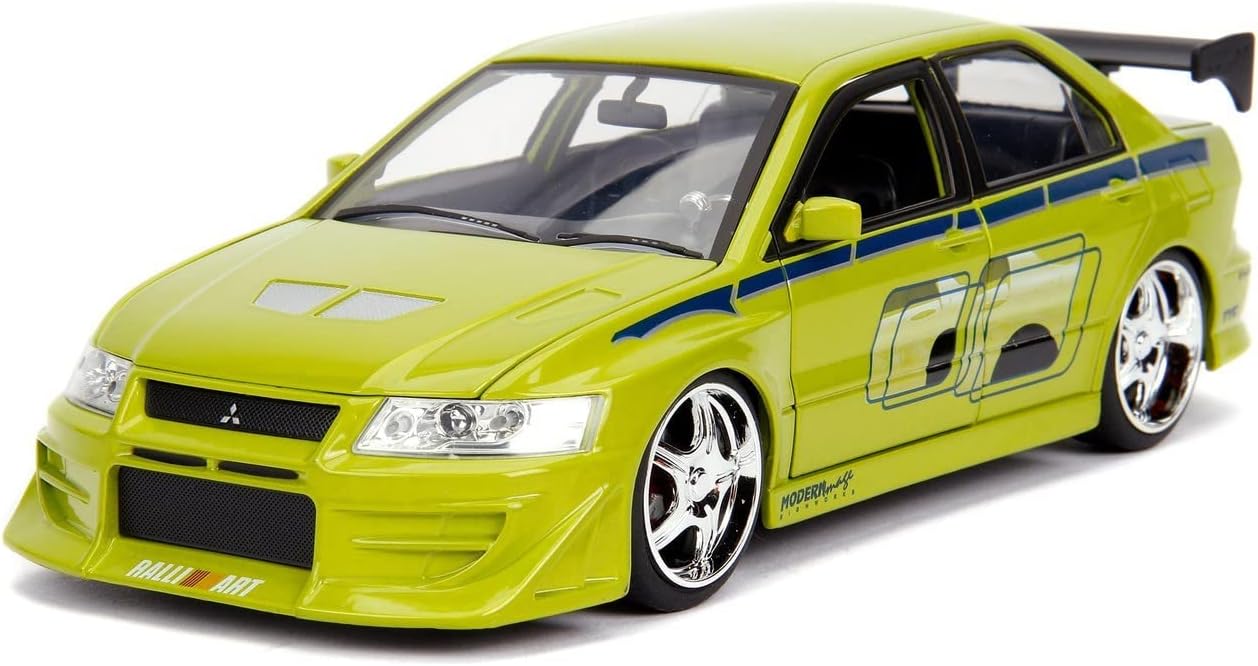 Jada Rapido y Furioso Carro Mitsubishi Lancer Evolution VII Brian