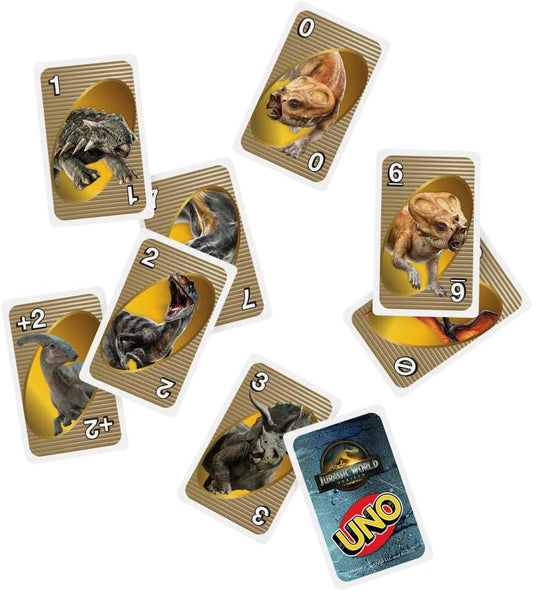 Cartas Uno Jurassic World Reirth