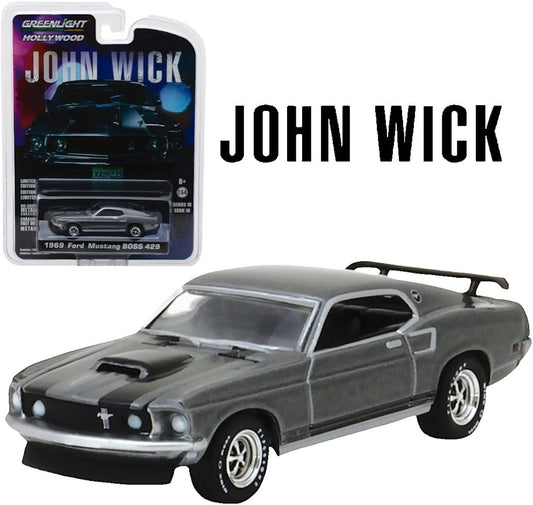 Carro de Coleccion John Wick 1969 Ford Mustang BOSS 469