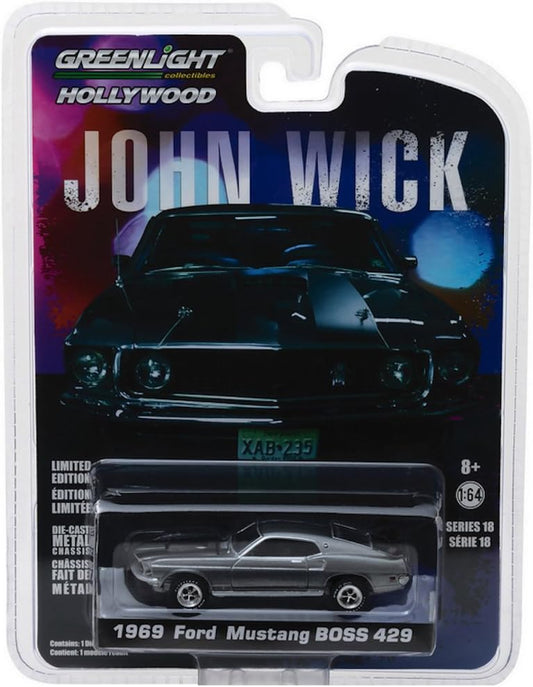 Carro de Coleccion John Wick 1969 Ford Mustang BOSS 469