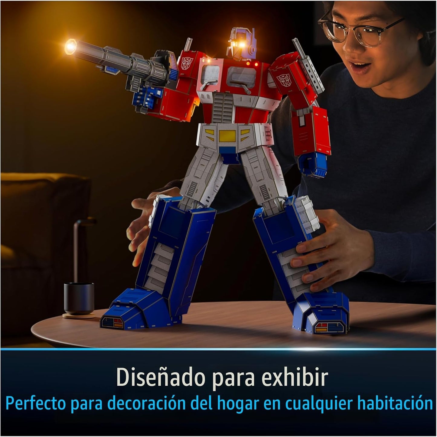 Rompecabezas 4D Optimus Prime Transformers