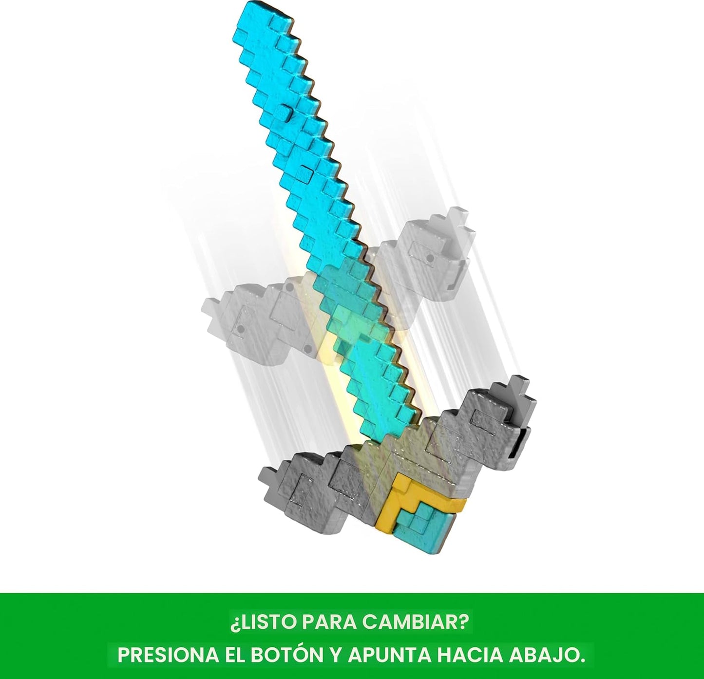 Espada 2 en 1 Mine Craft Movie Trasnformala en Pico