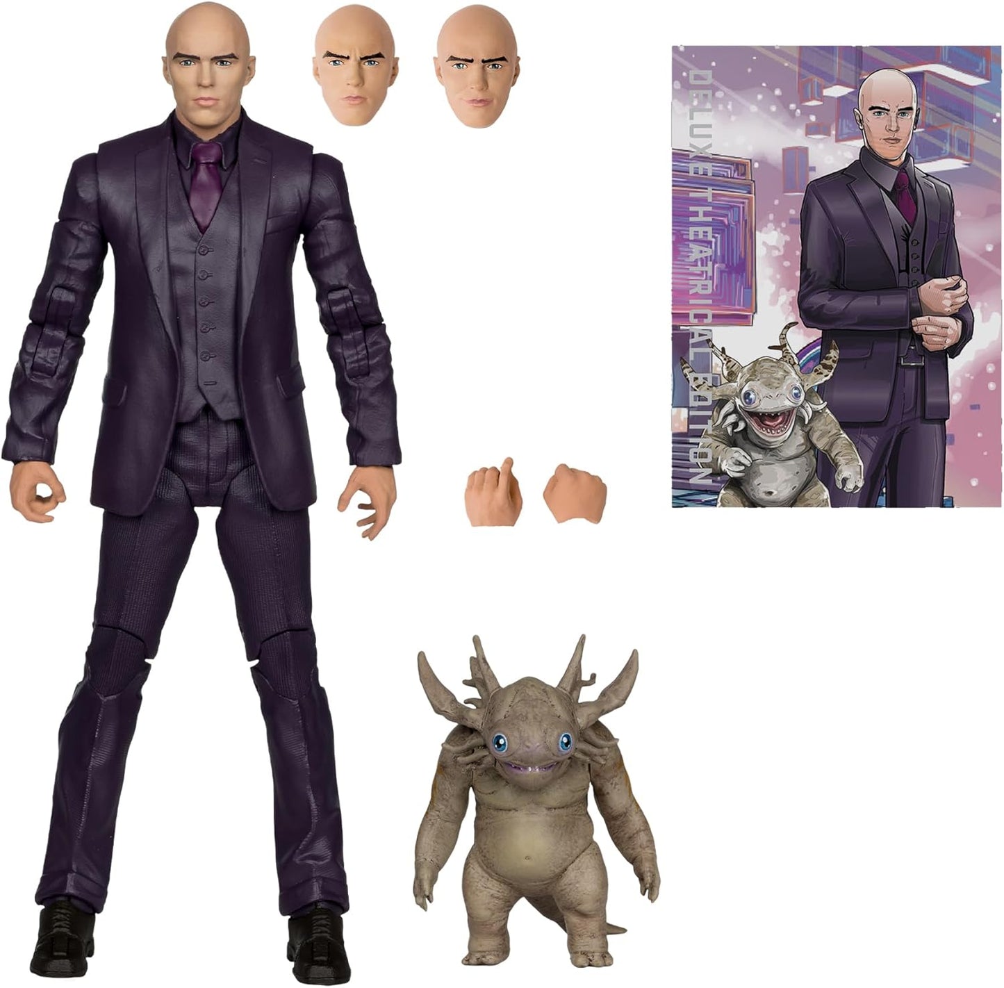 Figura Lex Luthor y Bebe Kaiju Dc Multiverse Superman