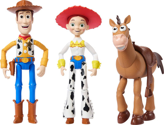 Pack x3 Figuras Toy Story Woody Jessie y Tiro al Blanco