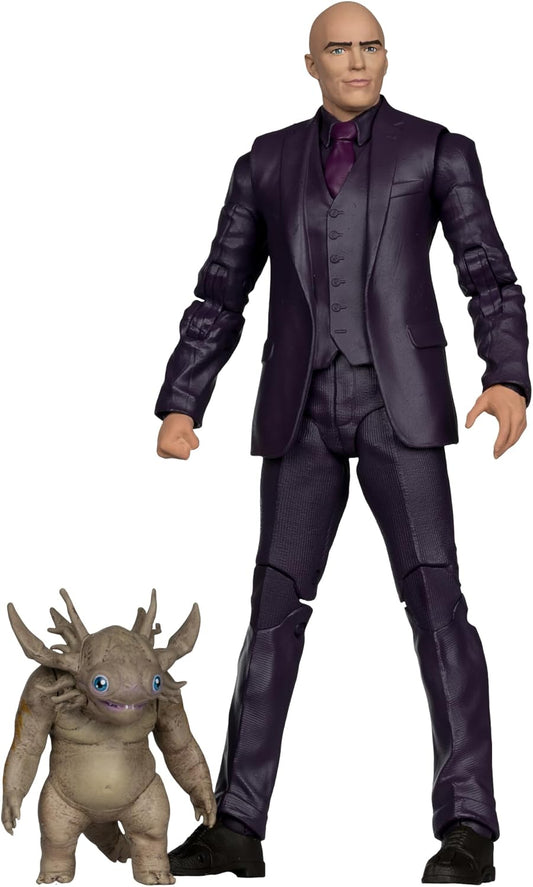 Figura Lex Luthor y Bebe Kaiju Dc Multiverse Superman