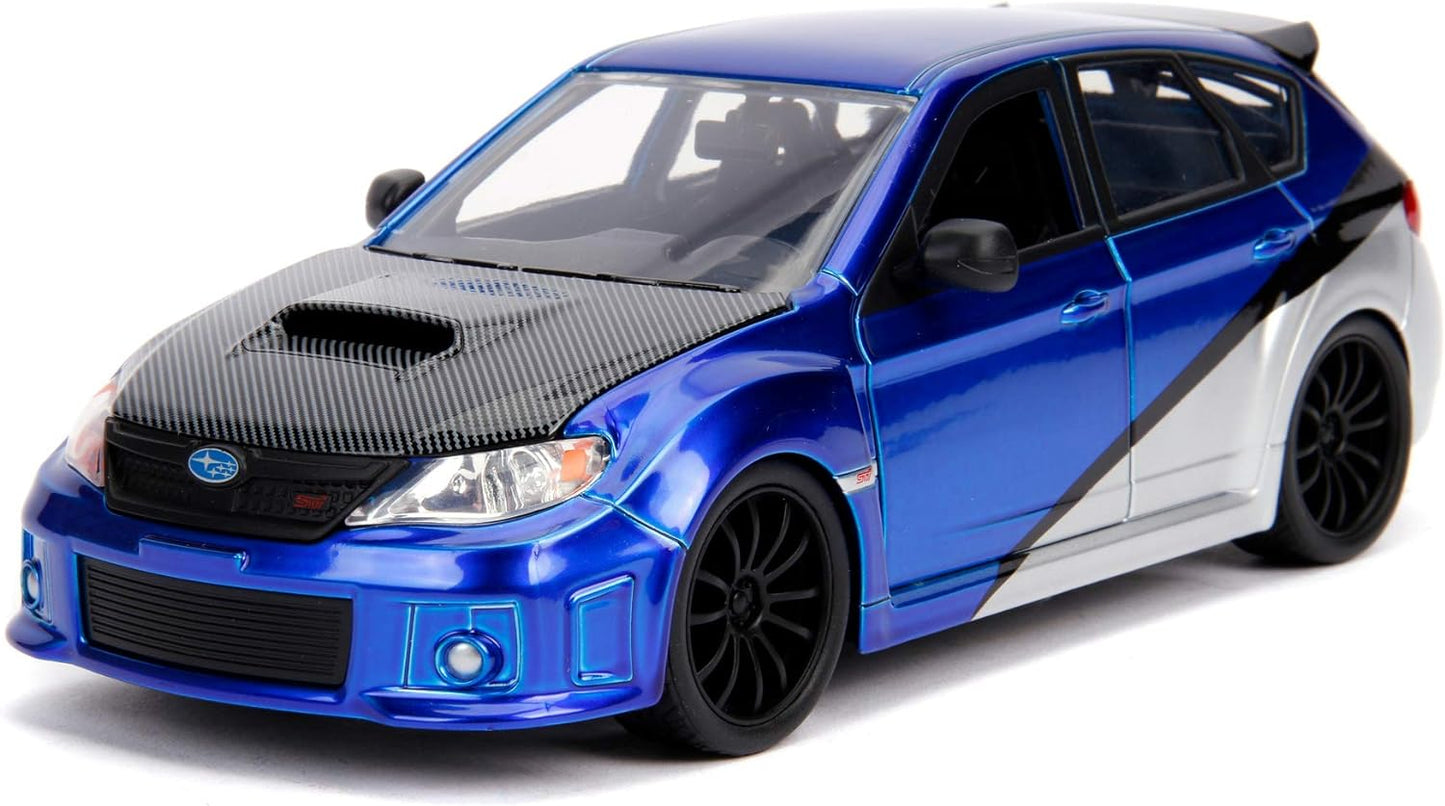 Jada Rapido y Furioso Carro Subaru Impreza WRX 5TI