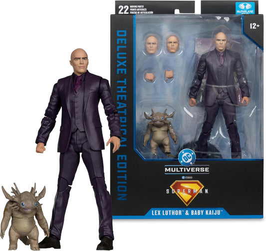 Figura Lex Luthor y Bebe Kaiju Dc Multiverse Superman