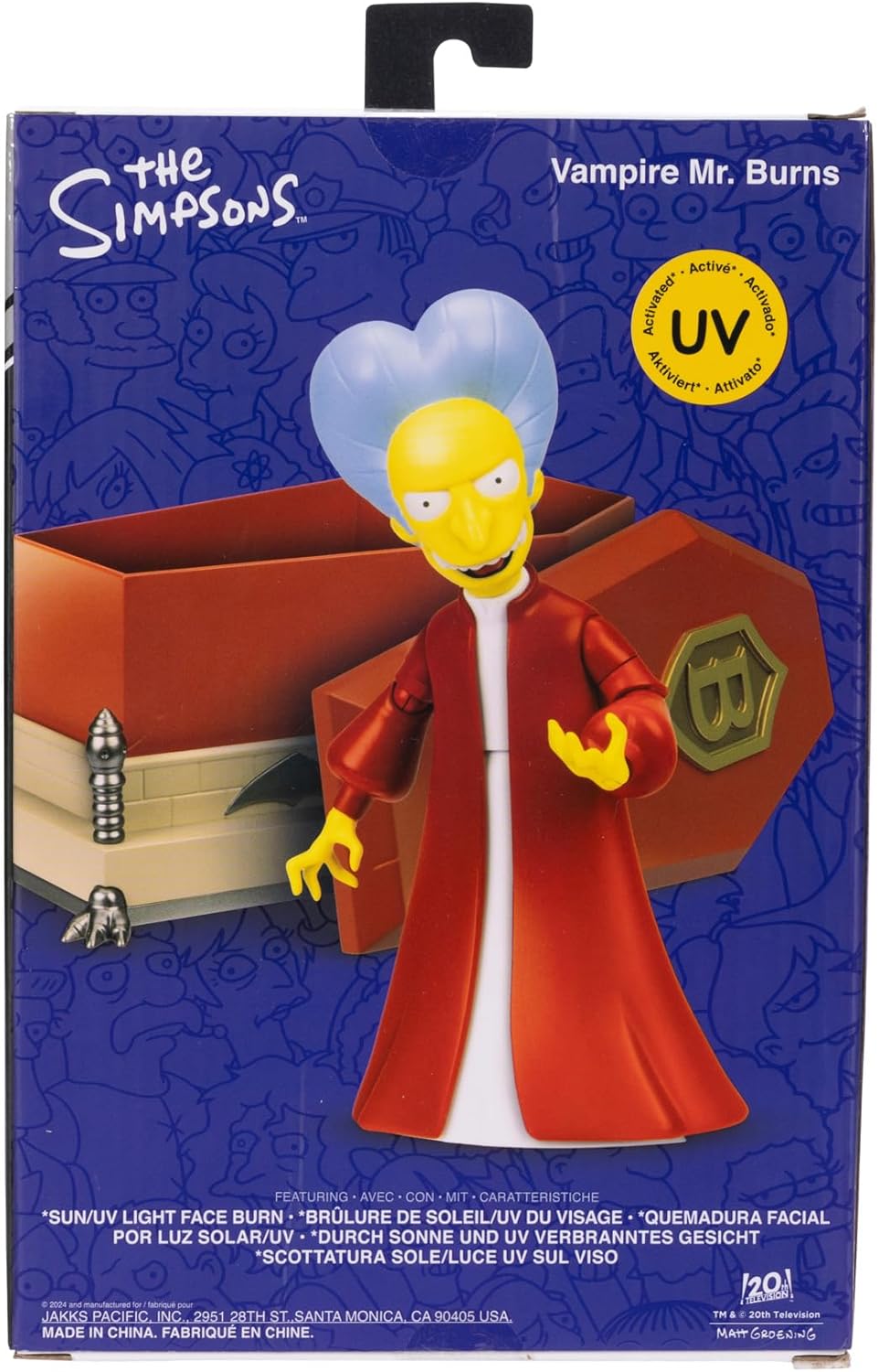 Figura Señor Burns Vampiro Los Simpsons