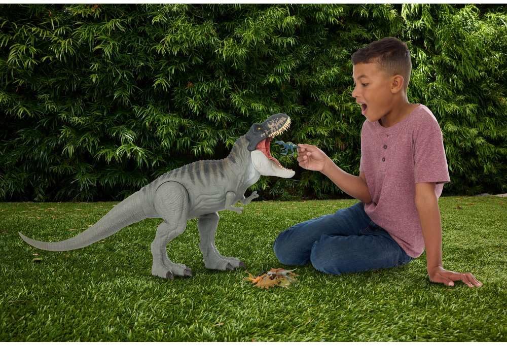 Figura Tyrannosaurus Rex Super Colosal Jurassic World Rebirth