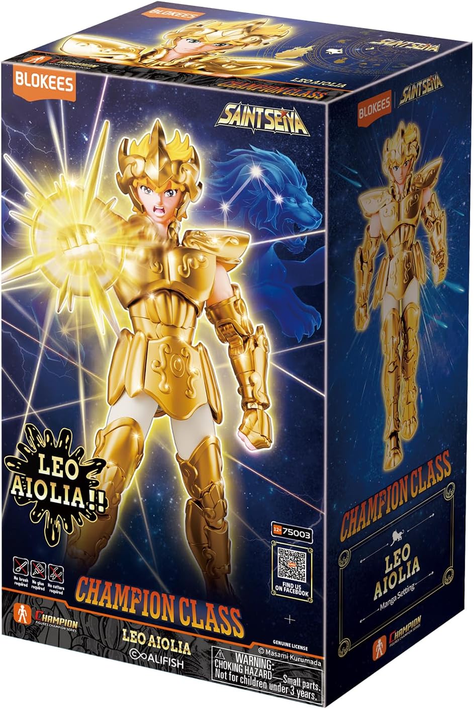 Figura Caballeros del zodiaco Leo Aiolia