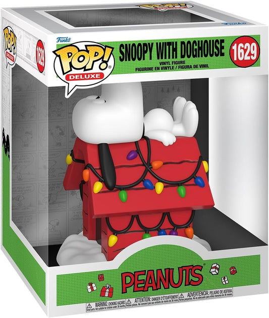 Funko Pop 1629 Snoopy con Casa de Perro Navideña