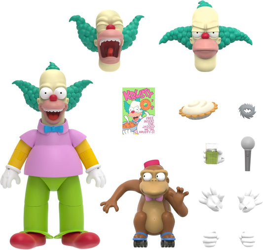 Figura Krusty el Payaso Super 7