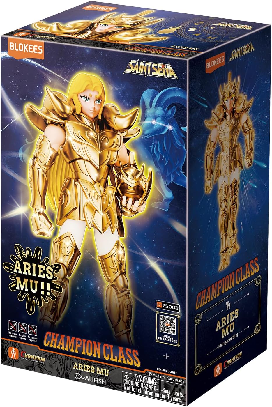 Figura Caballeros del zodiaco Mu de Aries