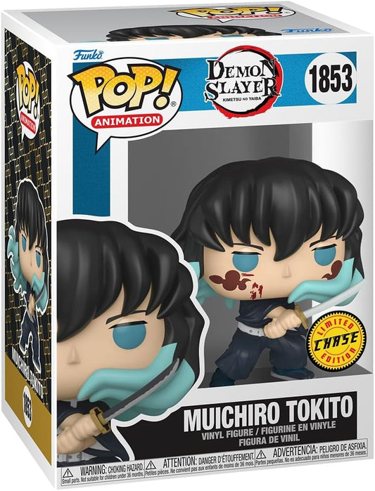 Funko Pop 1853 Muishiro Tokito Demon Slayer Chase exclusivo