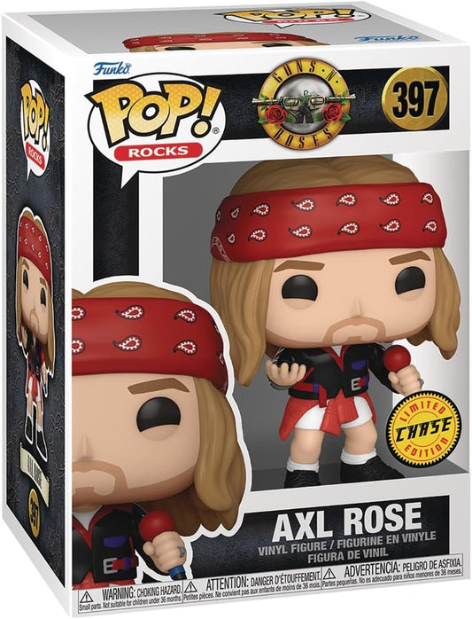 Funko Pop Guns and Roses Axl Rose edicion limitada chase 397