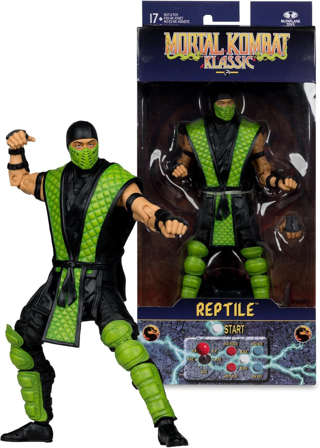 Figura Mortal Kobat Klassic Reptile Mcfarlane