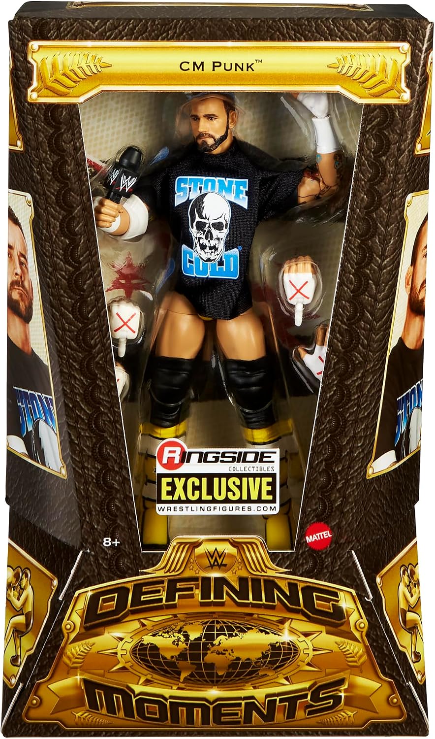 Figura wwe CM Punk Ringside exclusive defining moment