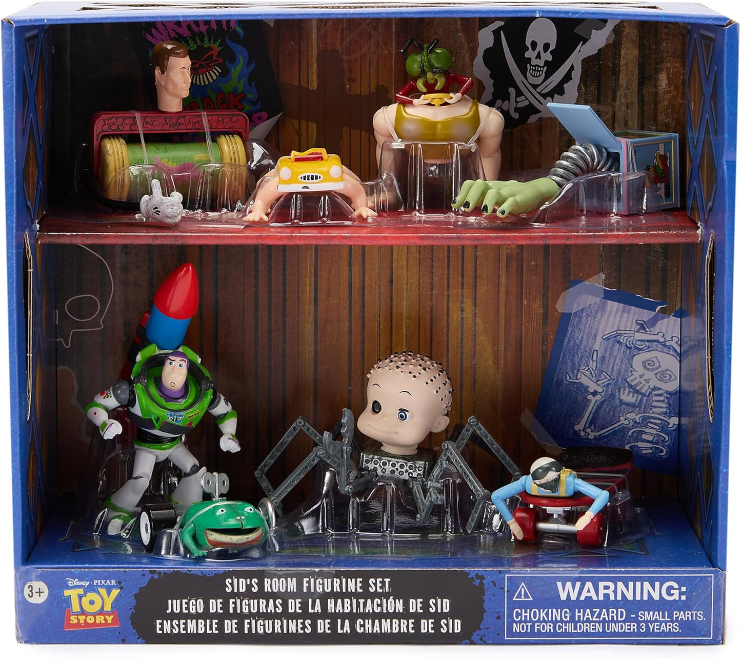 Set de figuras del cuarto de sid toy story